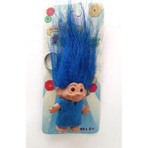 The Original Good Luck Trolls 2" Keychain Play Along Jakks Pacific